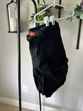 BOSS Black Mens Cargo Shorts with Utility Pockets